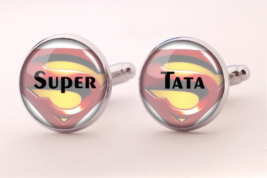 Spinki do mankietów Super tata EGGinEGG