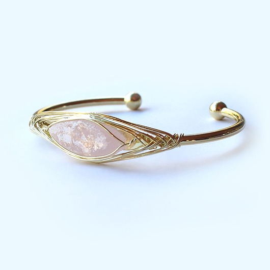 bransoletki z kamieni naturalnych Kwarc różowy - Miłość i łagodność