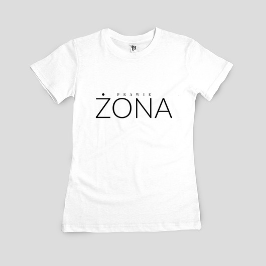 t-shirt damskie Prawie żona - koszulka