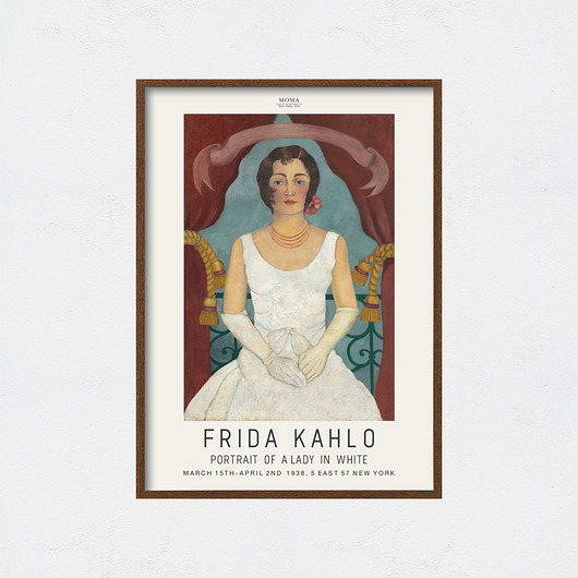 Frida Kahlo- plakat wystawowy Pas De LArt