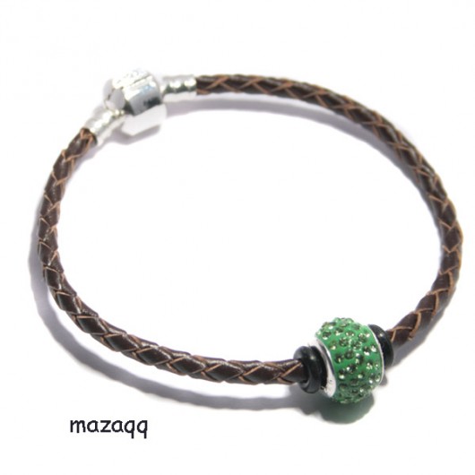 Bransoletka mini brązowa - 19 cm mazaqq