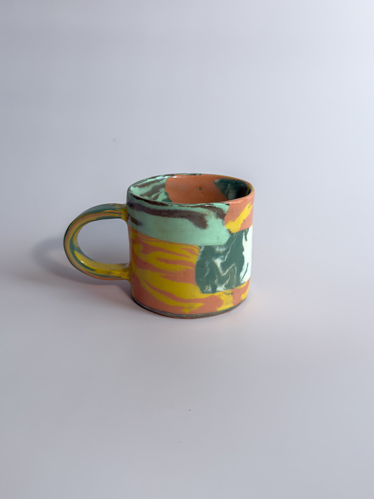 kubki Kubek nerikomi patchwork II