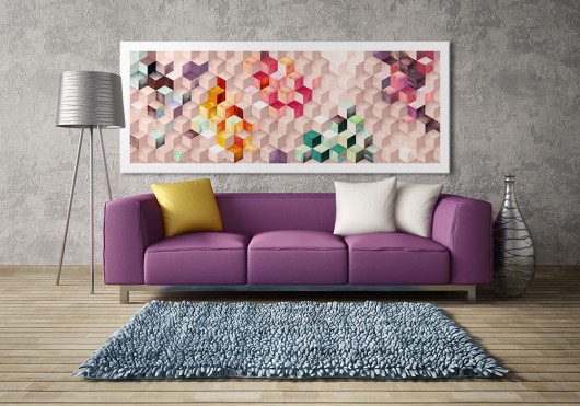 OBRAZ NA PŁÓTNIE - ABSTRAKCJA - 150x60cm LUdesign gallery
