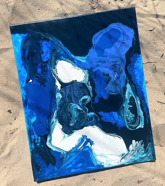 obrazy Obraz Abstrakcja 'Deep Water' 40x50cm