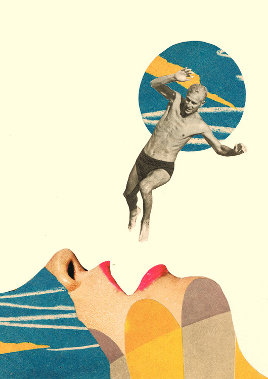 plakaty Bon appetit-  Kolaż - plakat - wydruk