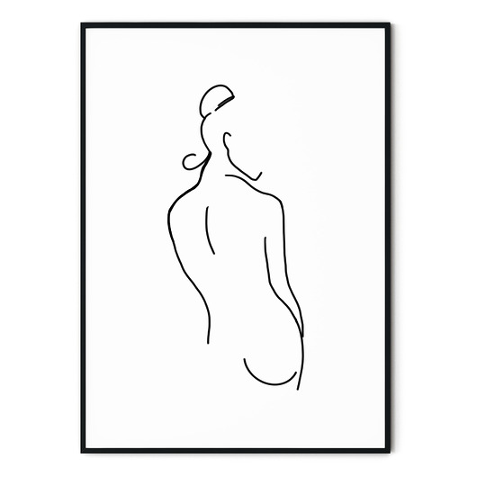 Plakat skandynawski One Line no. 3 myscandi