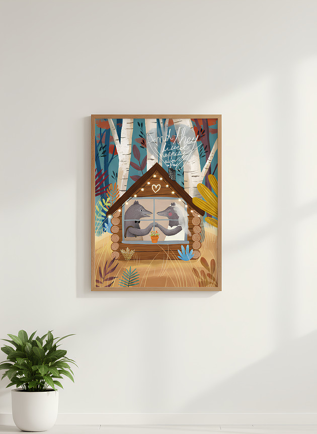 plakaty Plakat Wilczy ślub