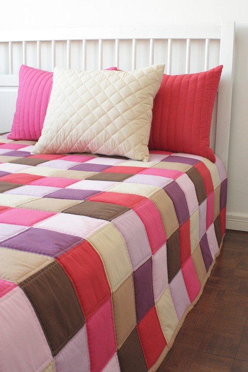 Narzuta patchwork dwustronna |REBY| 185x215cm patchwork house
