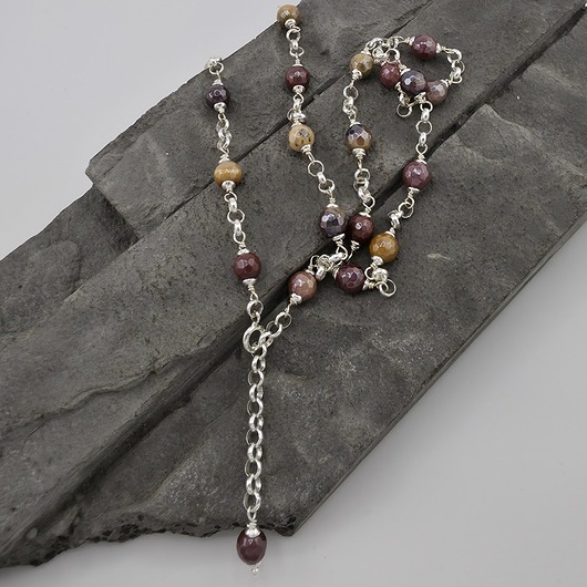 srebrne naszyjniki Mokait - naszyjnik