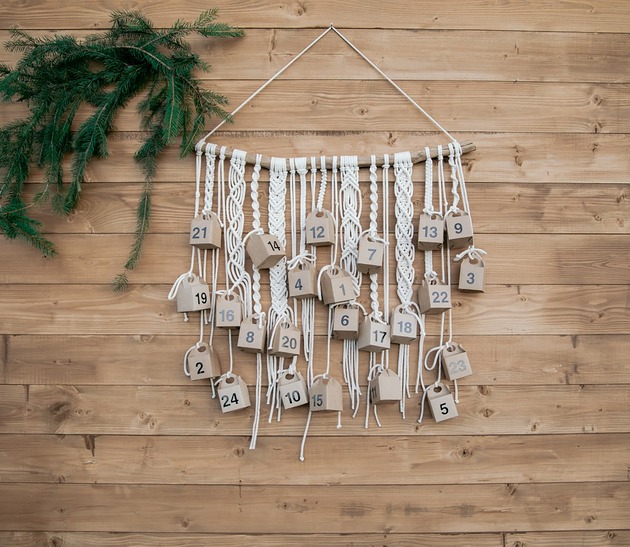 dekoracje świąteczne Kalendarz adwentowy