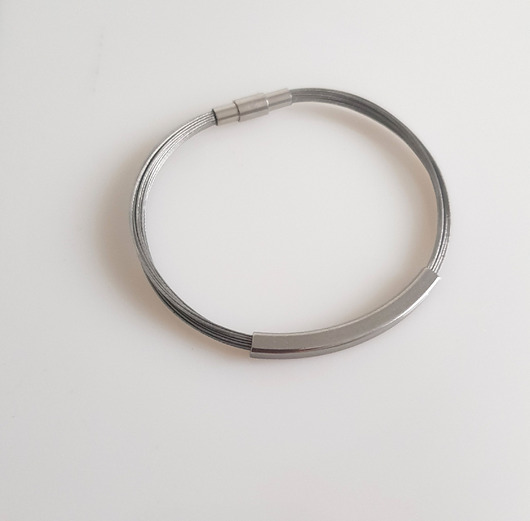 bransoletki srebrne Bransoletka Simple v silver