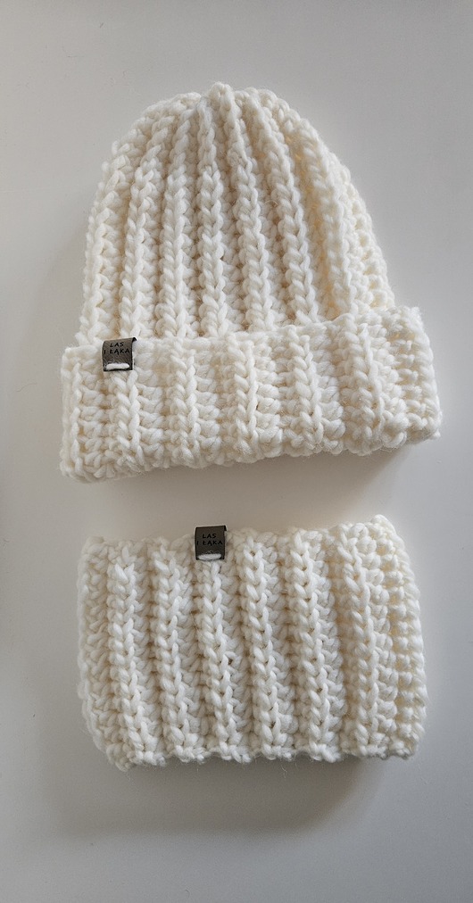 czapki damskie Komplet wełniany