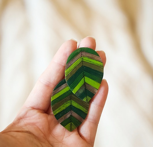 klipsy Klipsy listki