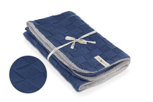 kocyk z kolekcji Rabata Teddy 75x100 JEANS MoloMoco