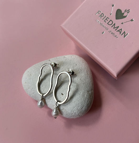 kolczyki pozłacane Kolczyki Pablo S - srebro 925