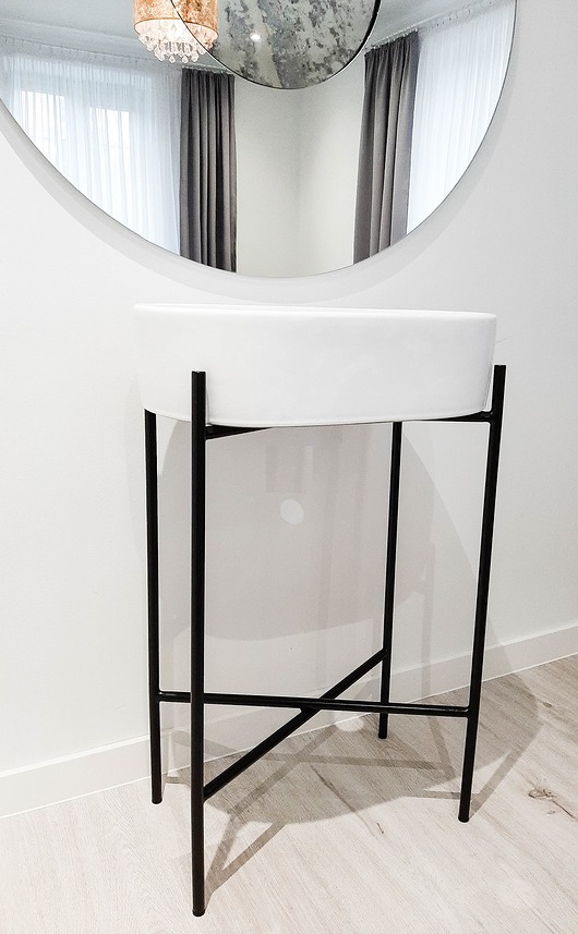 Konsola łazienkowa stelaż pod/z umywalką loft lofthomedesign