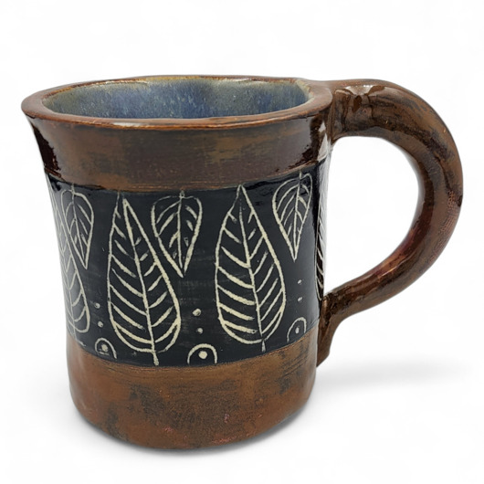 kubki Ceramiczny kubek - ręcznie lepiony