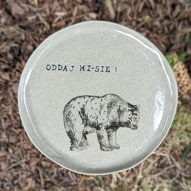 patery i talerze ODDAJ MI-SIE, talerz ceramiczny handmade