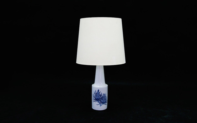 lampy stołowe Lampka nocna biała, duński design, lata 60, producent: Fog & M