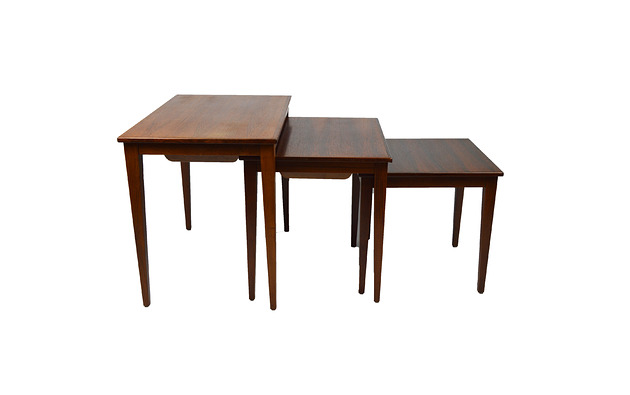 stołki Zestaw trzech stolików, lata 70