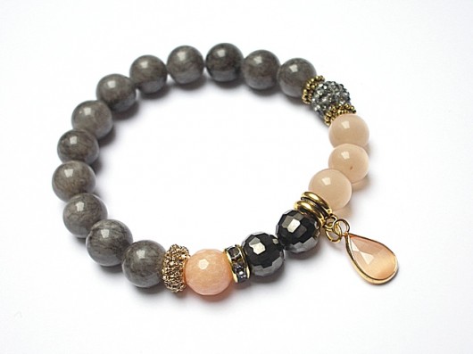 KOLEKCJA RICH - Grey & peach  /10-2014/ KiKa pracownia