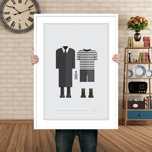 Plakat The Addams Family  minimalmill