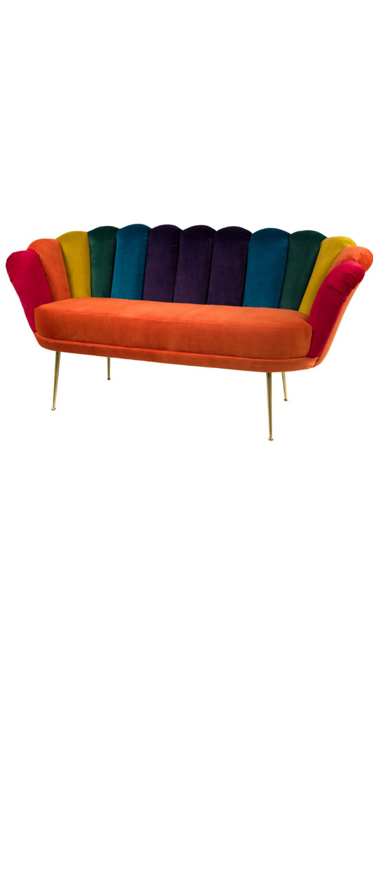 sofy i szezlongi Sofa Joker Dwuosobowa Tapicerowany   LUX-4