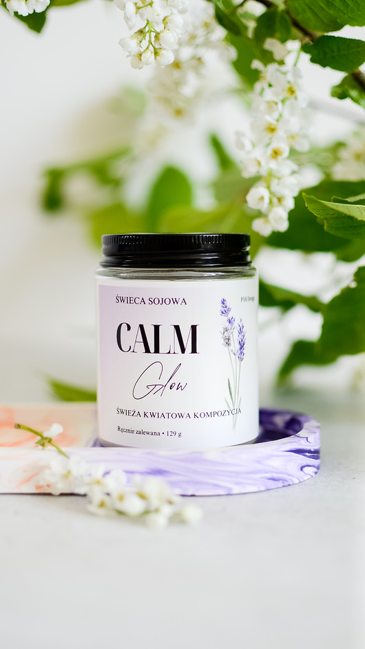 świeczniki i świece Świeca Calm Glow