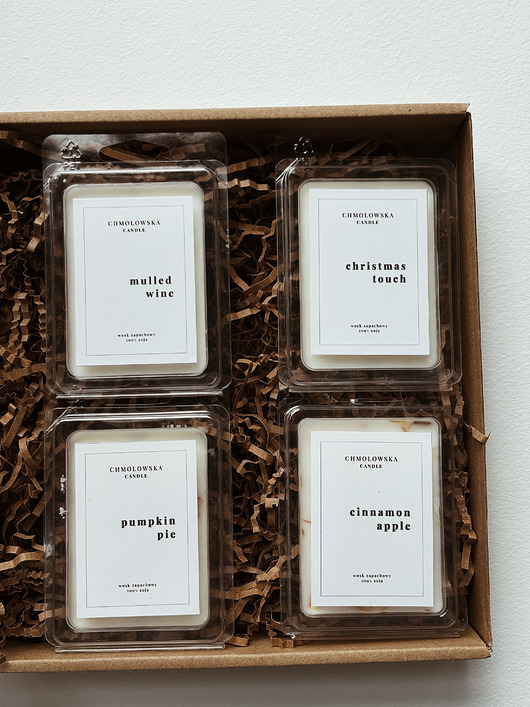 świeczniki i świece Zestaw prezentowy wosków do kominka