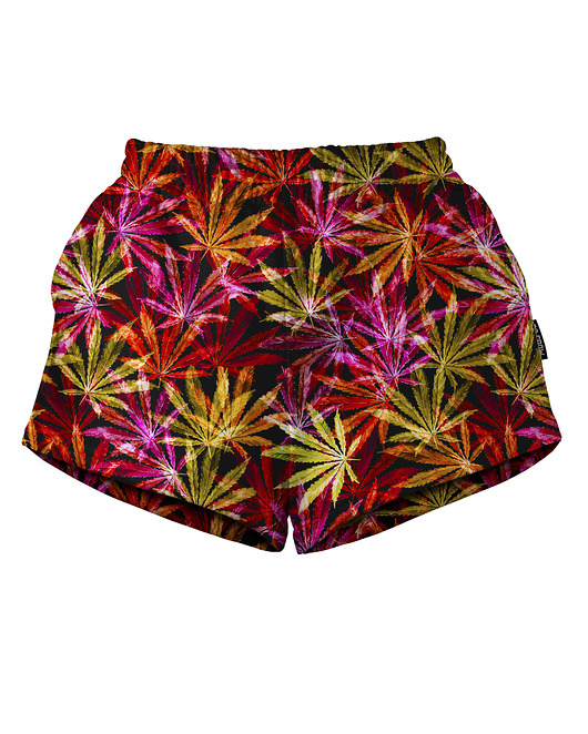 szorty damskie Shorty Spodenki Damskie DR.CROW Hemp Red