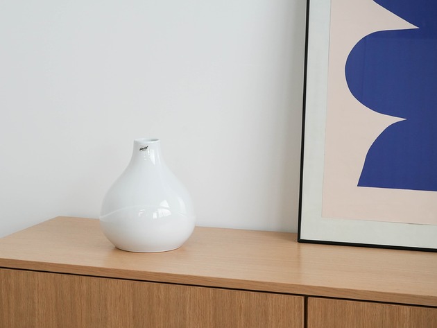 wazony Wazon ceramiczny, duński design, lata 80, produkcja: Herstal