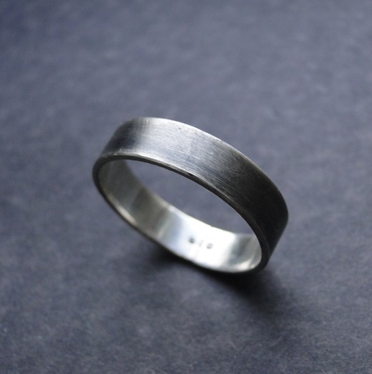 biżuteria męska Obrączka męska satynowa