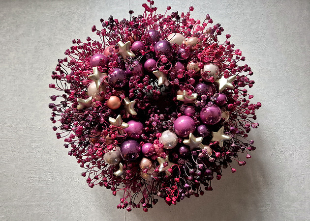 wianki bożonarodzeniowe Wianek grzane wino