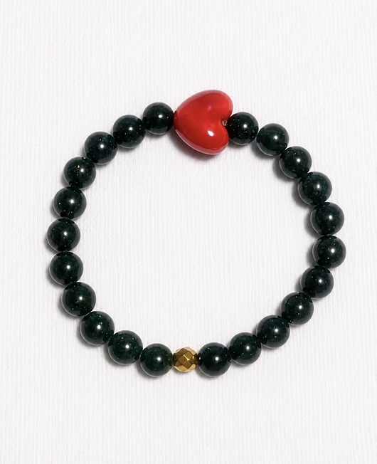 bransoletki z kamieni naturalnych Bransoletka ze Szmaragdów i Hematytu Unikat Handmade