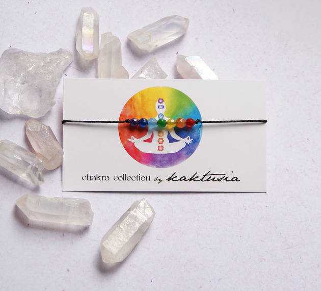 bransoletki z kamieni naturalnych Chakra bracelet : wszystkie czakry
