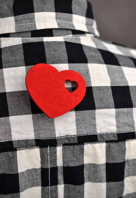 FeltHeart felt label