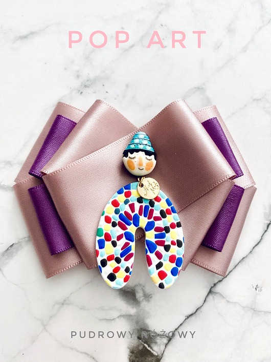 broszki Nowa Kolekcja ART z postaciami 3d wyrwanymi z obrazu