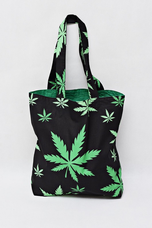 torby na zakupy Torba na zakupy shopperka eko torba konopie liście