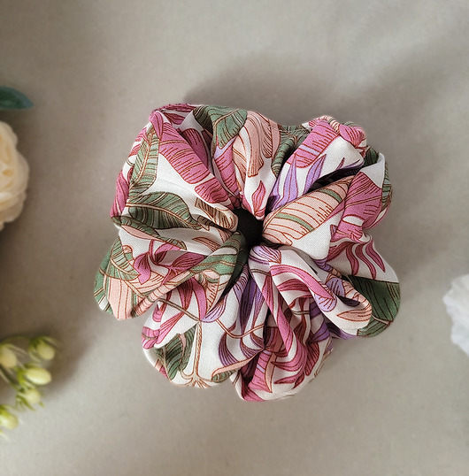 gumki do włosów Gumka Maxi Scrunchie Sweet Jungle