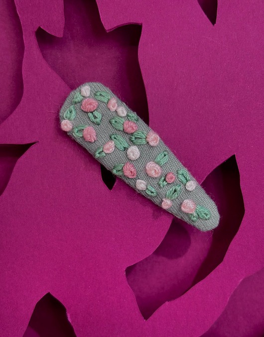 spinki i klamry do włosów Spinka mini różyczki