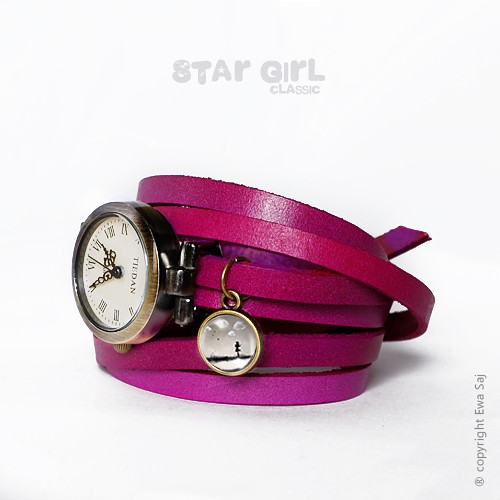 Star Girl Classic (Obłoki) - bransoletka zegarek Ewa Saj Fotografie