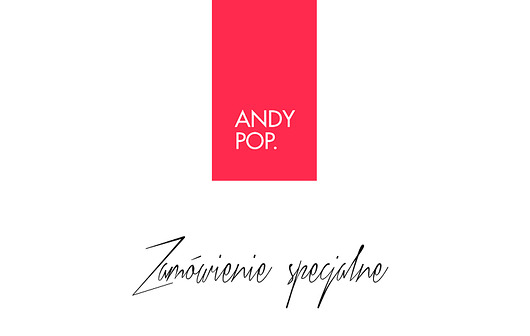 Zamówienie indywidualne - czarny pierścionek ANDY POP. Biżuteria interaktywna