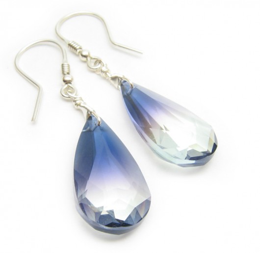 Kolczyki Luxury kryształ SWAROVSKI    PRZECENA!!! pieklo niebo