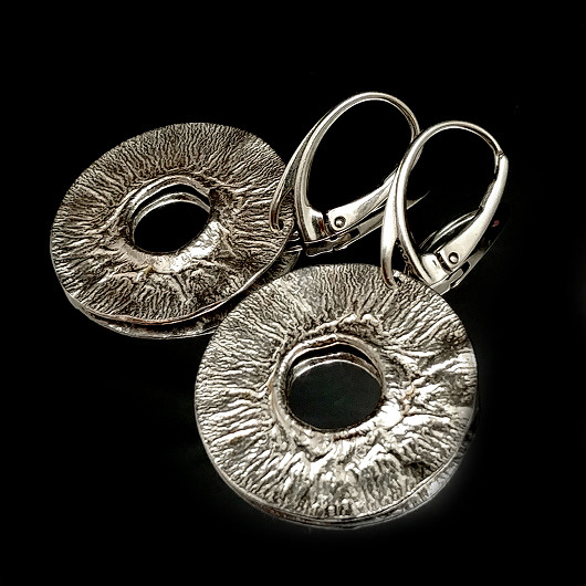 kolczyki srebrne Srebrne koła