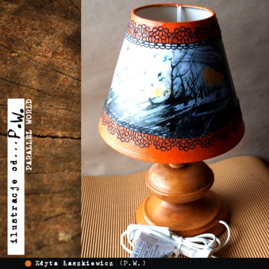 Poetycka Lampka na Stolik Nocny Parallel World