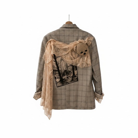 marynarki damskie Ghost Story Blazer One of One Upcycled Pako Lorente XS-L