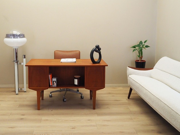 biurka Biurko tekowe, duński design, lata 60, produkcja: Dania