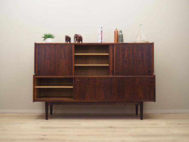 komody i szafki Highboard palisandrowy, lata 60, Johannes Andersen, Skaaning Furniture