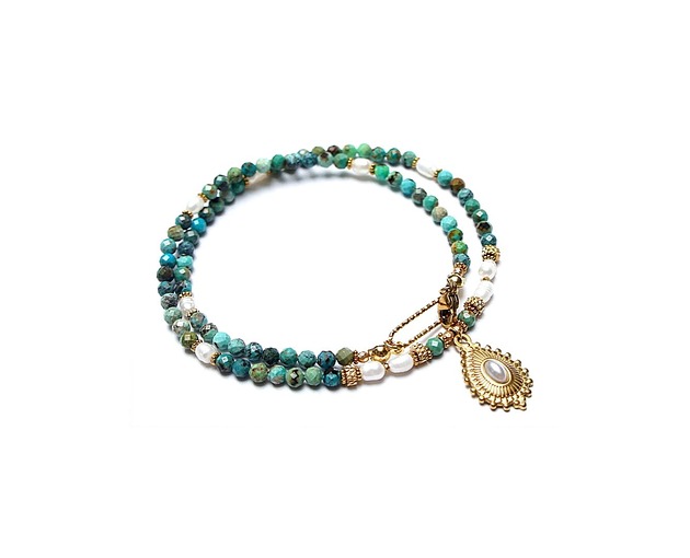 chokery Turkus vol. 45 /choker/ naszyjnik  18.02.26 - Szlachetna kolekcja