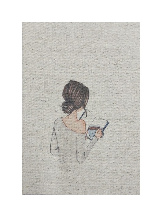 notatniki i albumy Notes Cafe 15x21 ekru 200 stron w kropki
